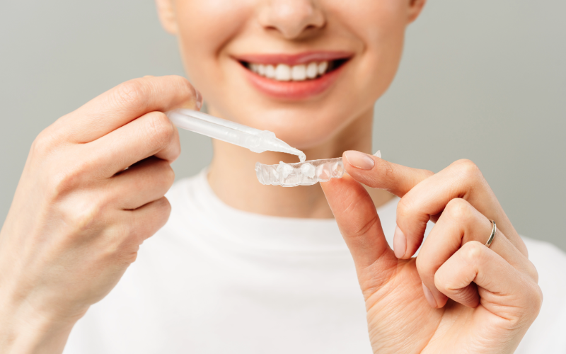 At home teeth whitening